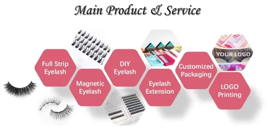 Hot Selling Lashes False Eyelash Beauty Supplier Lashes Clear Band Faux Make up Eyelashes