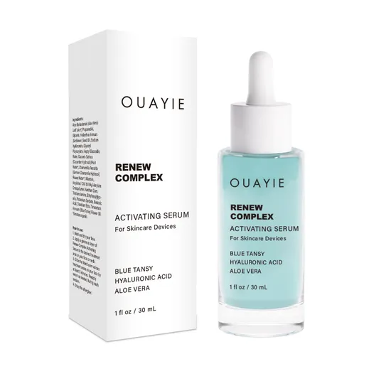 Cosméticos azuis do soro do Tansy do ácido hialurónico dos cuidados com a pele da cara da beleza antienvelhecimento